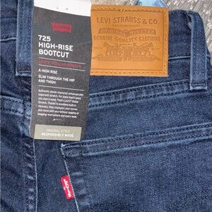 Levi's Blue Boot Cut Jeans Premium Denim
